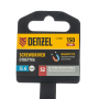 Отвертка DENZEL SL6x150 мм, S2, 3к рукоятка