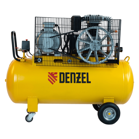 Компрессор воздушный DENZEL BCI5500-T/200, 5.5 кВт, ременный привод, 200 литров, 850 л/мин