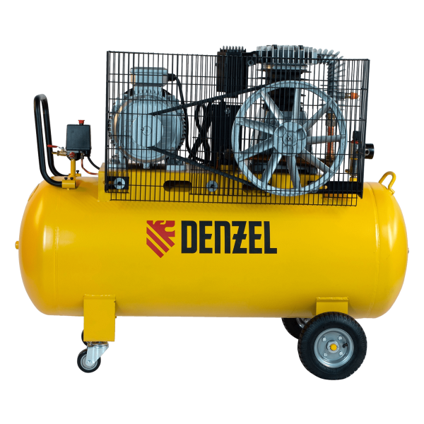 Компрессор воздушный DENZEL BCI5500-T/200, 5.5 кВт, ременный привод, 200 литров, 850 л/мин