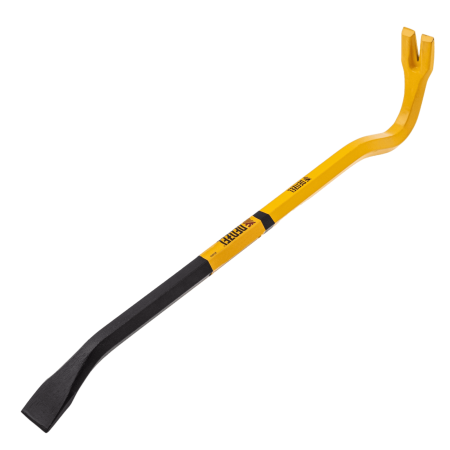 Лом-гвоздодер DENZEL 450 мм, шестигранный 16 мм, окрашенный, сталь 65