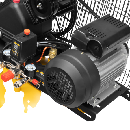 Компрессор воздушный DENZEL BCV2200/100V, 2.3 кВт, ременный привод, 100 литров, 440 л/мин