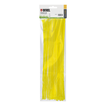 Леска для триммера DENZEL Flex Сord 96104, 3 мм x 30 см, зубчатый квадрат, 50 шт.