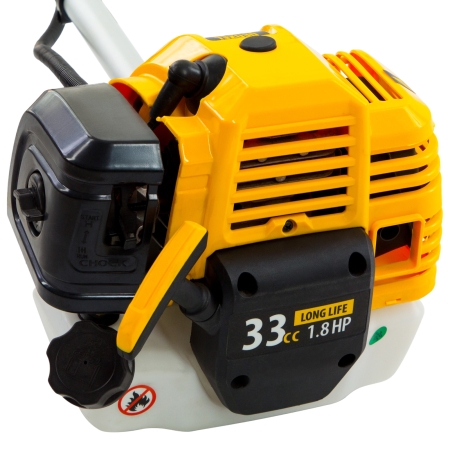 Триммер бензиновый DENZEL DT 33, 33 см3, 1.8 л.с, неразъемная штанга