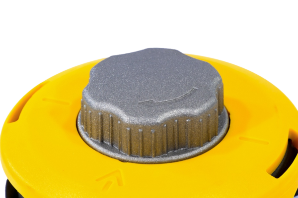 Катушка для триммера DENZEL 96322 полуавтомат, гайка M10 x 1.25, винт M10-M10, кнопка