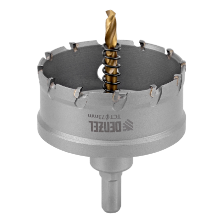 Коронка по металлу DENZEL 724021, 73 мм, твердосплавная