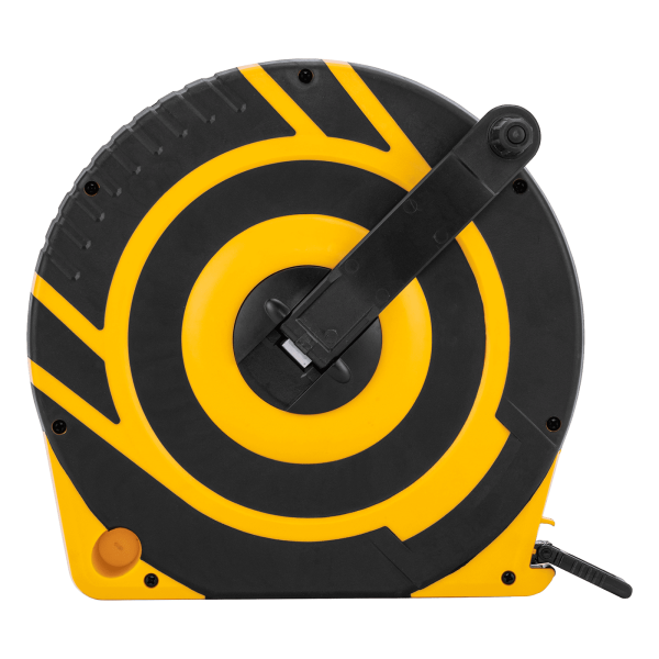 Рулетка геодезическая DENZEL 50 м х 15 мм, закрытый корпус, фиберглассовая лента