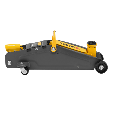 Домкрат гидравлический DENZEL подкатной с фиксатором, 2,8 т, 135-385 мм Домкрат гидравлический DENZEL подкатной с фиксатором, 2,8 т, 135-385 мм