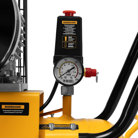 Компрессор воздушный DENZEL рем. привод BCV 4000-T/100, 4,0 кВт, 100 литров, 690 л/мин