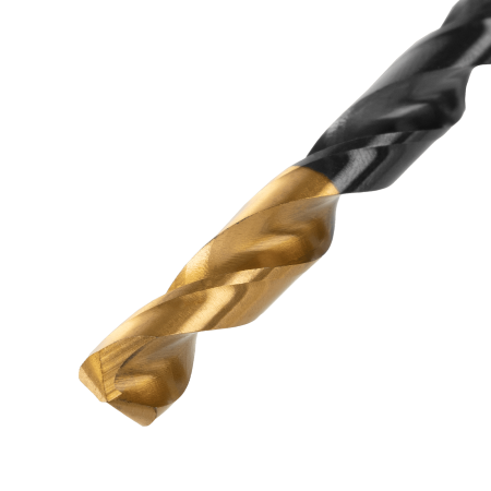 Сверло по металлу DENZEL 7 мм, HSS-Tin, Golden Tip, 10 шт.