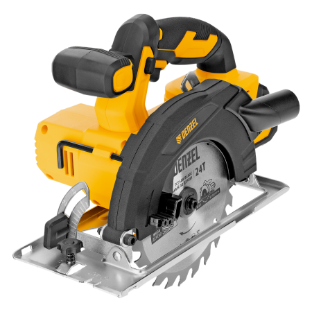 Пила циркулярная аккумуляторная DENZEL CCSH-20-165, 165 мм, Li-Ion, 20 В