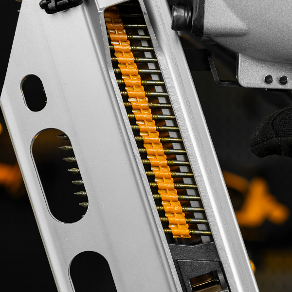 Гвозди DENZEL для пнев. нейлера (крашен.), длина - 75 мм, диам. - 3,05 мм, 2000 шт.