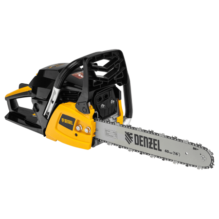 Пила цепная бензиновая DENZEL DGS-4516, шина 40 см, 3 л.с, шаг 3/8, 57 звеньев