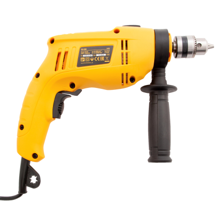 Ударная дрель DENZEL ID-550, 550 Вт, 0-2900 об/мин, 46400 уд/мин