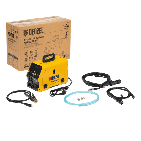 Аппарат инвертор. полуавтомат. сварки DENZEL Mini MIG-140FG, 140 А, ПВ 60%
