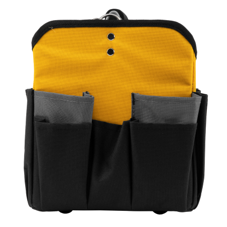 Переноска для инструмента DENZEL 260х240х300 мм, 22 кармана, наплечный ремень