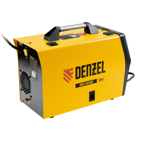 Аппарат инвертор DENZEL. полуавтомат. cварки IMIG-185SDR, 180 А, ПВ 60%, катушка 5 кг Аппарат инвертор DENZEL. полуавтомат. cварки IMIG-185SDR, 180 А, ПВ 60%, катушка 5 кг