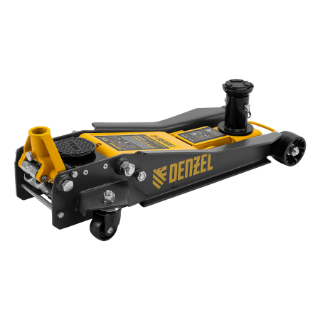Домкрат гидравлический подкатной DENZEL 2/3 т, 98-770 мм, быстрый подъем, низ. подхват, проф, SUV
