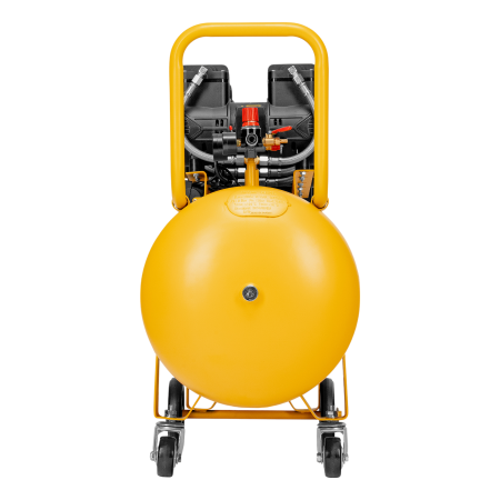 Компрессор безмасл. малошумн. DENZEL DLP-4500/150, 4,5 кВт, 3х1,5 кВт,150 л, 2850 об/мин,750 л/мин