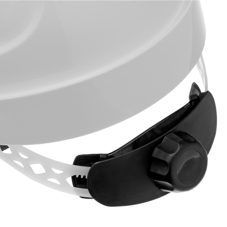 Каска защитная ударопрочная DENZEL ABS/PC, плавная регулировка, модель «Форвард» (К-05), белая