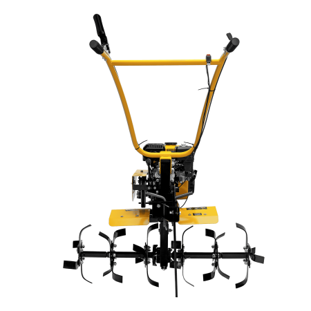 Мотоблок DENZEL DPT-270SB, 7 л.с., ремен.сцеп, фрез 3х4, ШОМ, без колес, передачи 2В/1Н