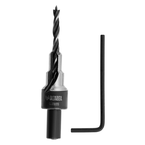 Сверло-зенкер под конфирмат DENZEL 4 мм