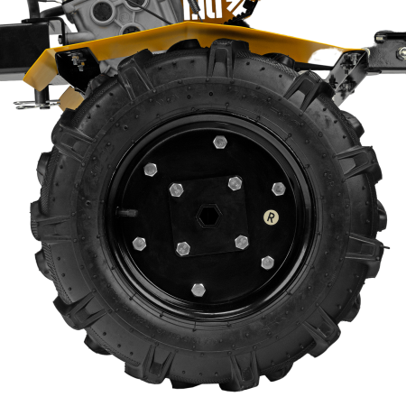 Мотоблок DENZEL DPT-170S, 7 л.с., ремен.сцеп, фрез 3х4, ШОМ, передачи 2В/1Н