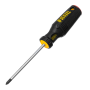 Отвертка DENZEL PH1х100 мм, S2, 3к рукоятка