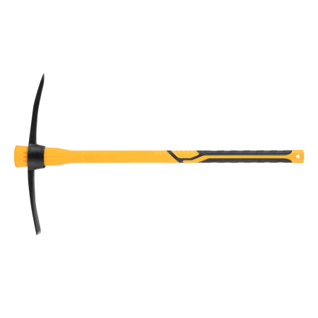 Кирка DENZEL 1500 г, узкая, фиберглассовая обрезиненная рукоятка 900 мм
