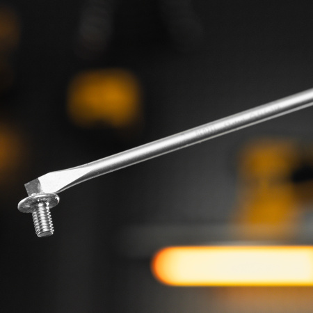 Отвертка DENZEL SL5x150 мм, S2, 3к рукоятка