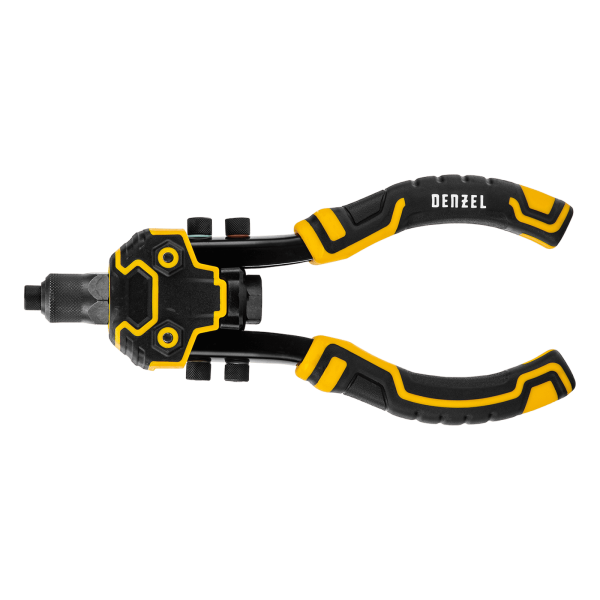 Заклепочник двуручный DENZEL заклепки 2,4-3,2-4,0-4,8-6,4 мм