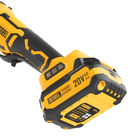 Машина шлифовальная угловая аккумуляторная бесщет. DENZEL AGH-BL-20-125, Li-Ion, 20 В