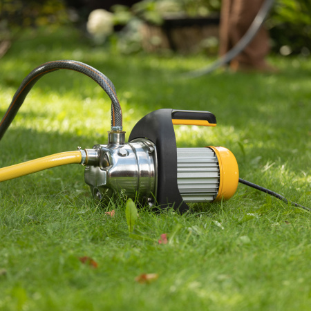 Насос садовый поверхностный DENZEL GP1200Х, 1200 Вт, 3700 л/ч, высота подъема 46 м