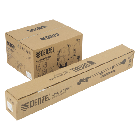 Триммер бензиновый DENZEL DT 52S, 52 см3, 3 л.с, разъемная штанга