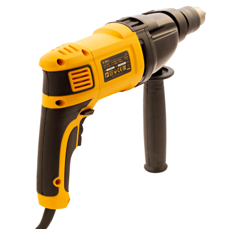 Ударная дрель DENZEL ID-1050-2, 1050 Вт, 0-3000/0-1100 об/мин, 0-48000/0-17600 уд/мин