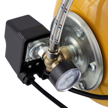 Насосная станция DENZEL PS1000Х, 1000 Вт, 3500 л/ч, ресивер 24 л, высота подъема 44 м