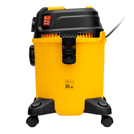 Пылесос строительный DENZEL RVC20, 1400 Вт, бак 20 л, шланг 3 м, розетка с автосинхр. Пылесос строительный DENZEL RVC20, 1400 Вт, бак 20 л, шланг 3 м, розетка с автосинхр.