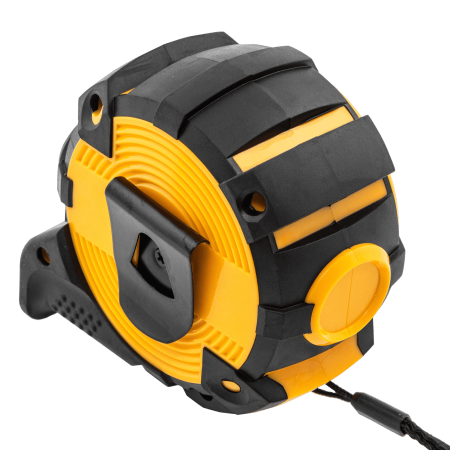 Рулетка DENZEL 31525 10м х 32мм, автоматич. фиксац., нейлон. покрытие, магнит. зацеп, двухстор. разметка