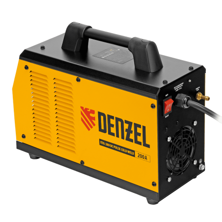 Аппарат инвертор. аргонодуговой сварки DENZEL ITIG-200 DС Pulse Cold Weld, 200 А, ПВ 60%