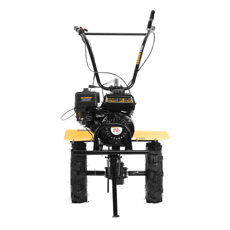 Мотоблок DPT-270X, 7 л.с., диск.сцеп, шир 90 см, глуб 35 см,фрез 3х4,ВОМ,скор 2В/1Н,кол 8" Denzel