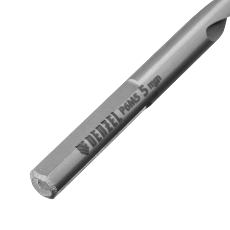 Сверло спиральное по металлу DENZEL 5 x 86 мм, Р6М5, Golden Tip