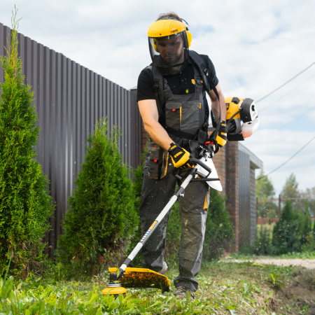 Триммер бензиновый DENZEL DGT-52S-MAX, 52 см3, мультифункциональный, разъемная штанга