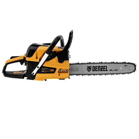 Пила цепная бензиновая DENZEL DS-4516, шина 40 см, 45 см3, 2,5 л.с, шаг 0,325, 64 звена