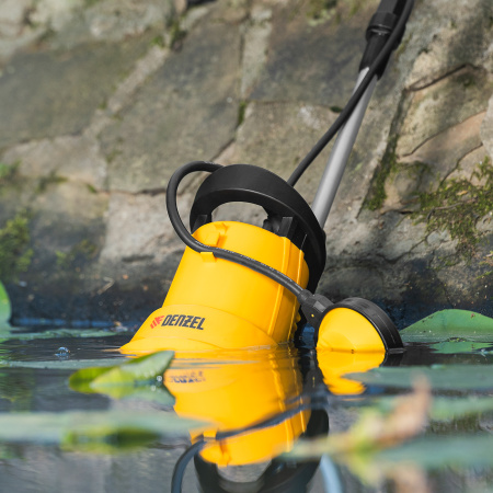 Дренажный насос для чистой воды DENZEL DPB400, 400 Вт, подъем 11 м, 5500 л/ч