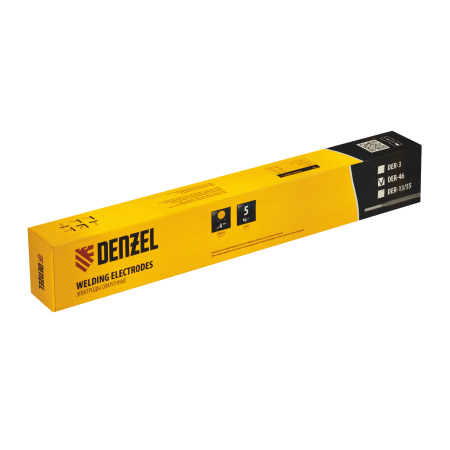 Электроды DENZEL DER-46, диам. 4 мм, 5 кг, рутиловое покрытие