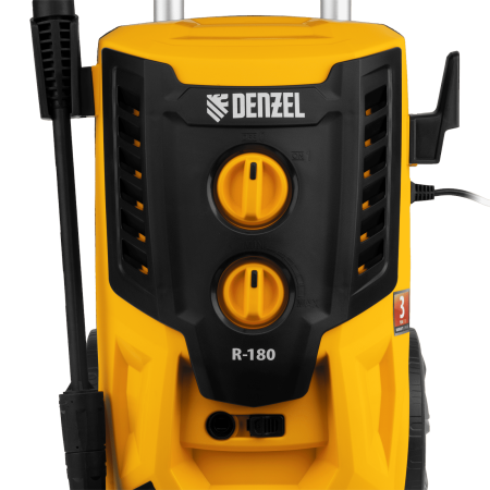 Моечная машина высокого давления DENZEL R-180, 2200 Вт, 180 бар, 380 л/ч, колесная