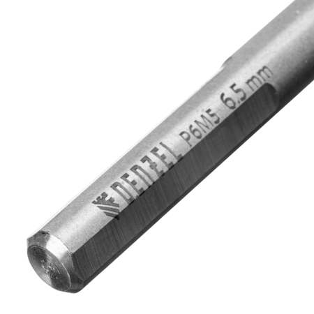 Набор сверл по металлу DENZEL, 1,5-6,5мм, Р6М5-TiN, Golden Tip, 13 шт