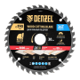 Пильный диск по дереву DENZEL ф190 х 30 мм, 36 зубьев