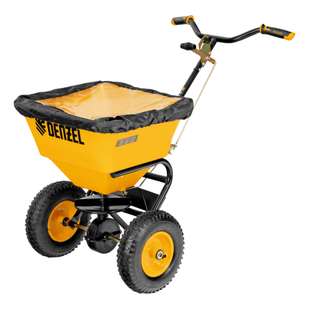 Механическая сеялка на колесах DENZEL 45 л