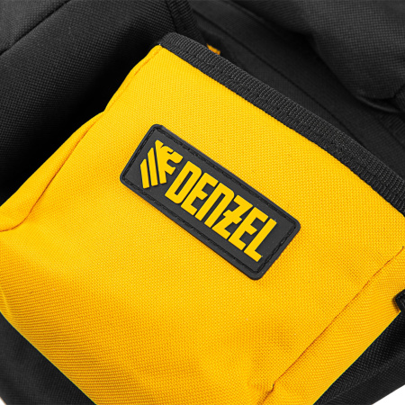 Пояс монтажника усиленный DENZEL с лямками, сумки поясные, держатель для молотка