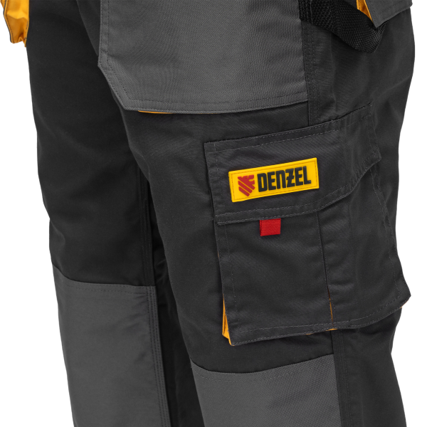 Брюки профессиональные рабочие DENZEL 65% полиэстер 35% хлопок, XXL